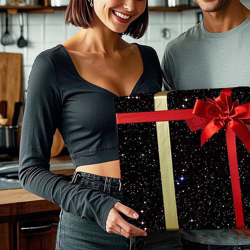 6PCS/ Astercook Knife Set, star Kitchen Knives Sets with Blade Guards, Dishwasher Safe, German High Carbon Stainless Steel