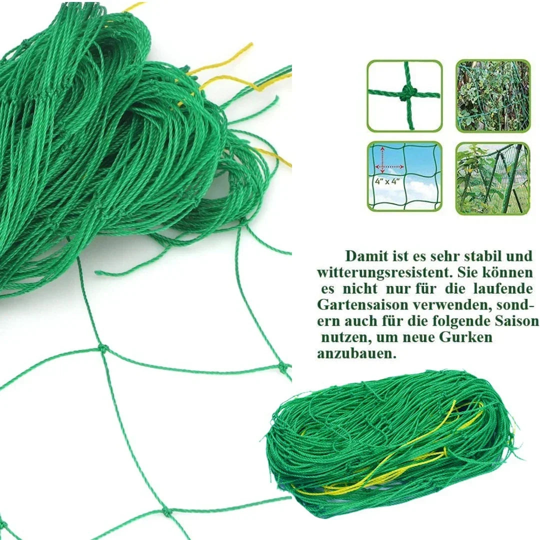 Plant Trellis Pergolas, Heavy-Duty Polyester Grow Net, Garden Trellis Netting With Square Mesh For Climbing Plants, Vegetables,