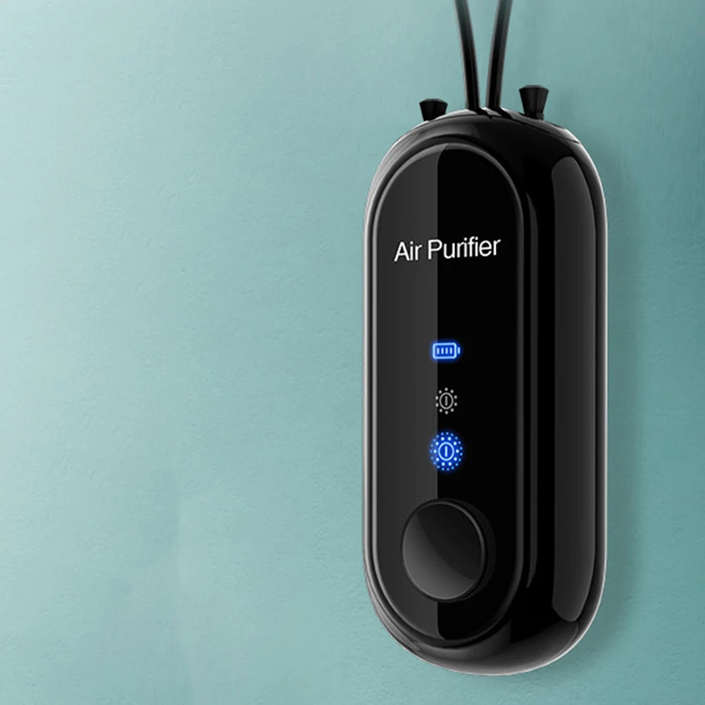 Portable Negative Ion Mini Air Purifier Fresher Hanging Negative Ions Purify Air Machine 780mAh Convenient Purify Air Anywhere