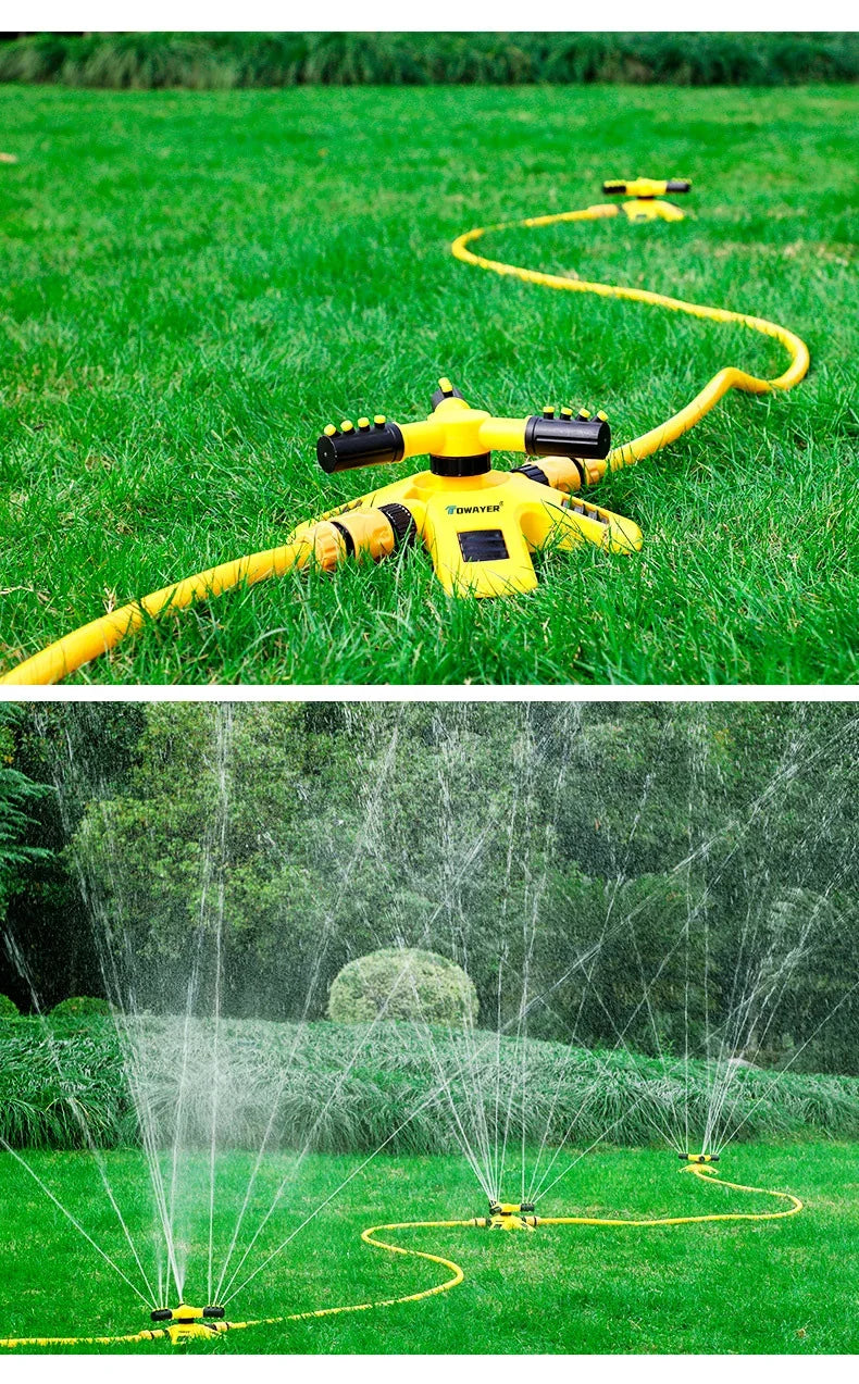360 Degree Rotating Garden Sprinkler Automatic Lawn Water Sprayer Irrigation System for Yard Coverage Outdoor Plant Care