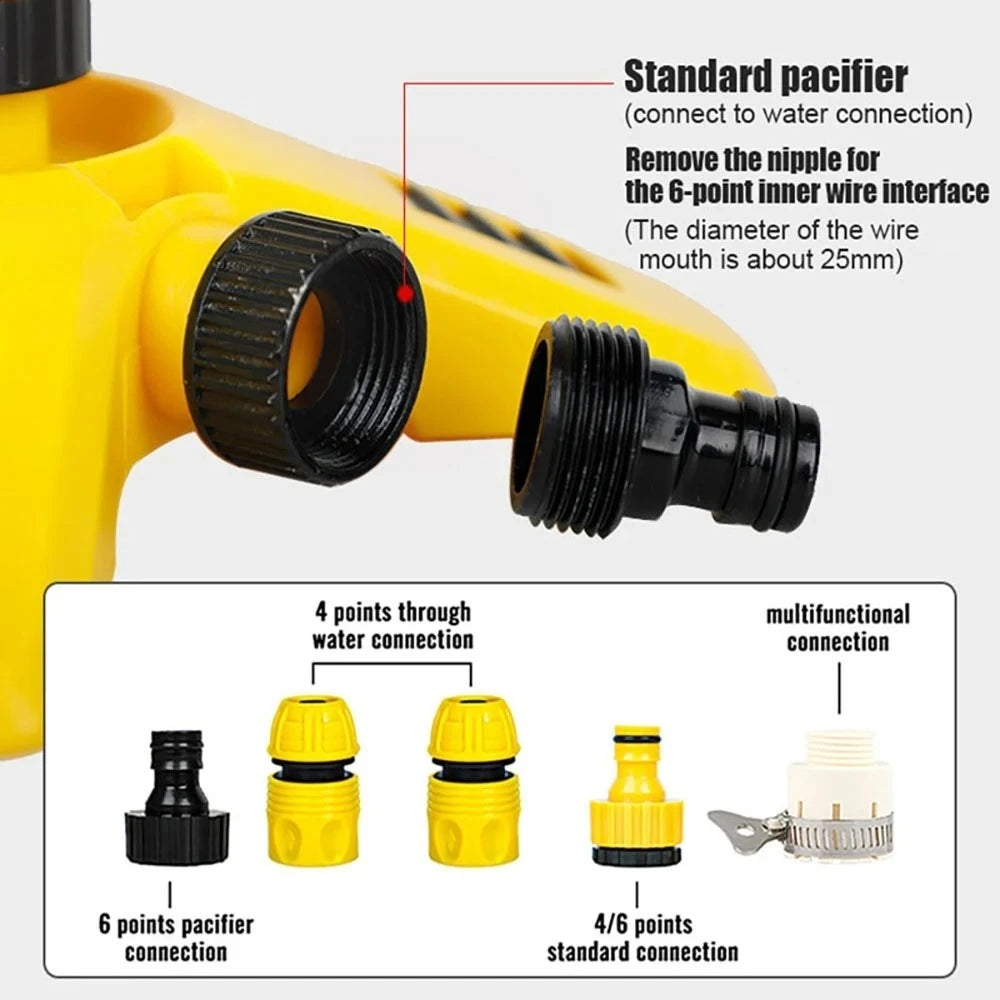360 Degree Rotating Garden Sprinkler Automatic Lawn Water Sprayer Irrigation System for Yard Coverage Outdoor Plant Care