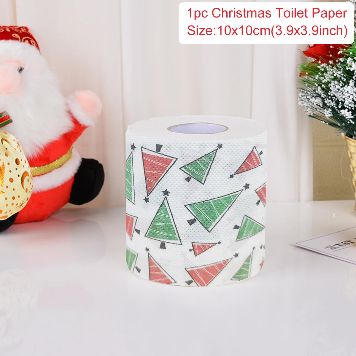 Christmas Santa Claus Bath Toilet Roll Paper Merry Christmas Decoration for Home 2025 Xmas Ornaments Navidad Natal New Year 2026