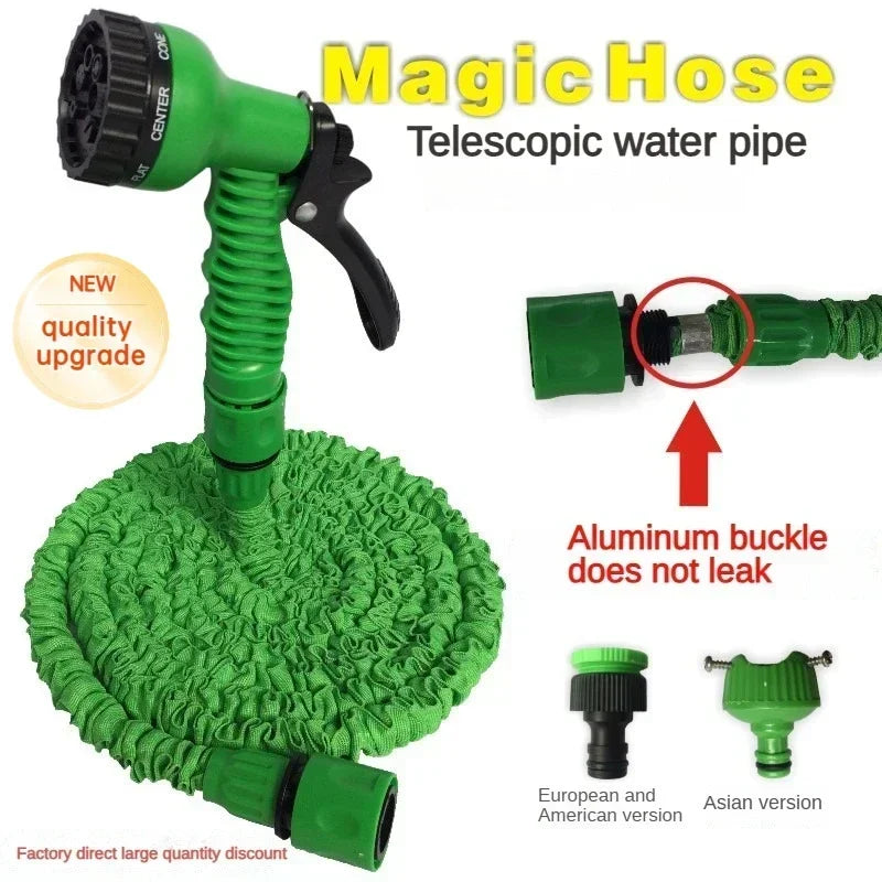 Hose 5m 7.5m 10m 15M Expandable Magic Water  Pipes - Garden Hose with 7 Water Spraying Functions&Water Gun for Home&Car Washing