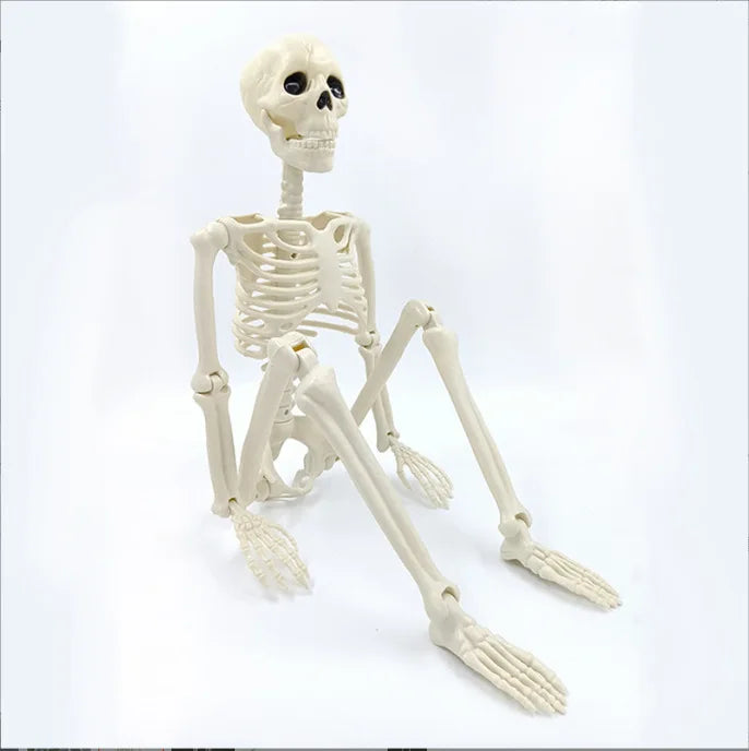 40cm Halloween Human Shape Skeleton,Posable Skeleton,Human Shape Bones,Halloween Herror Decorations,Haunted House Horror Props
