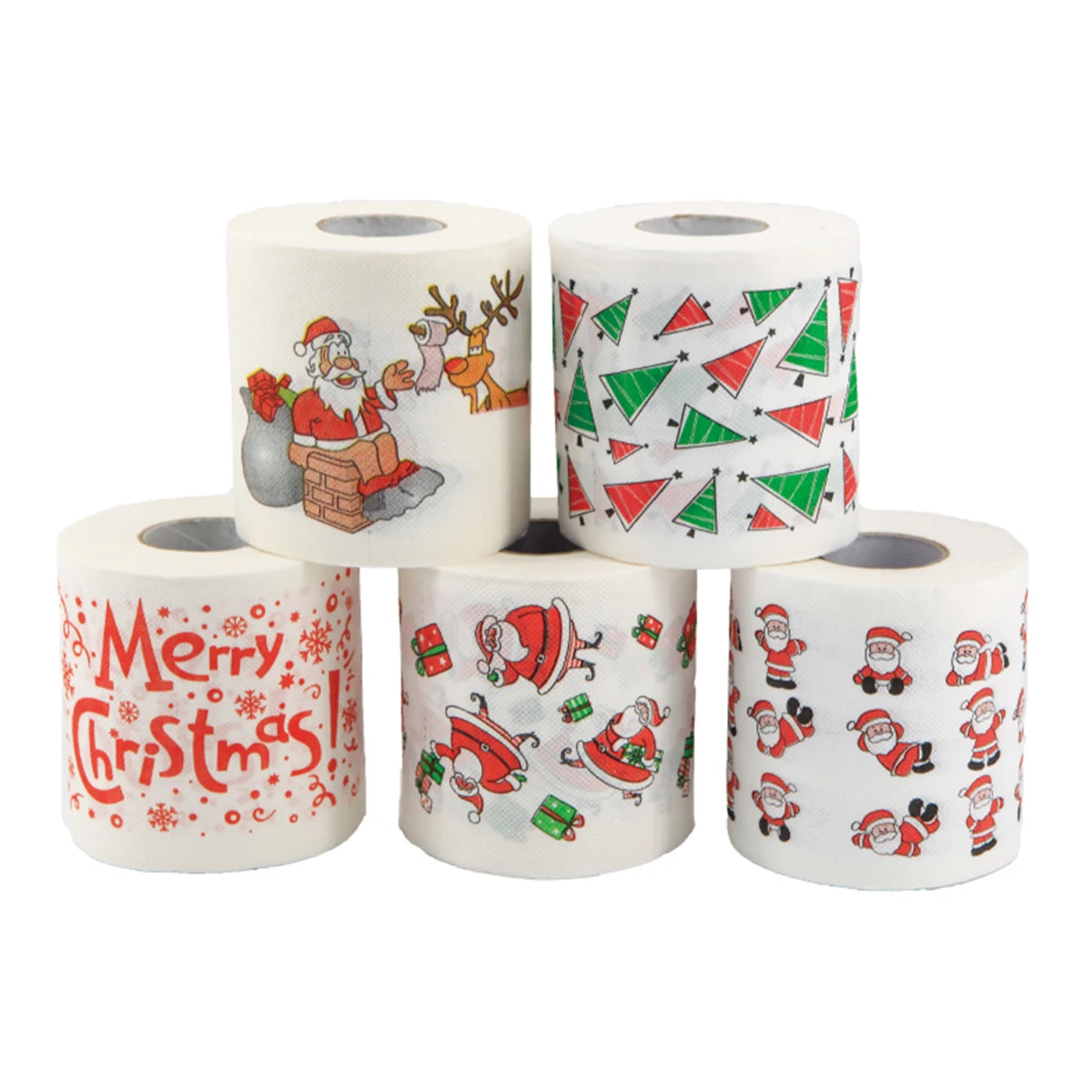 Christmas Santa Claus Bath Toilet Roll Paper Merry Christmas Decoration for Home 2025 Xmas Ornaments Navidad Natal New Year 2026