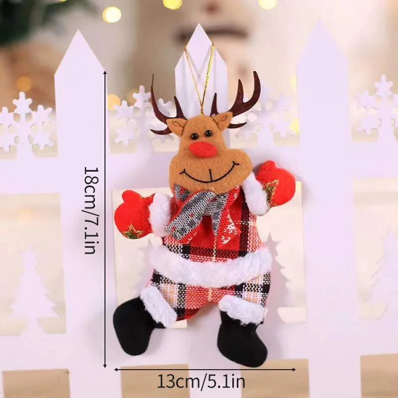Christmas Decorations Christmas Tree Accessories New Year Kawaii Hanging Pendants Gift Sock Pendant for Navidad Decor