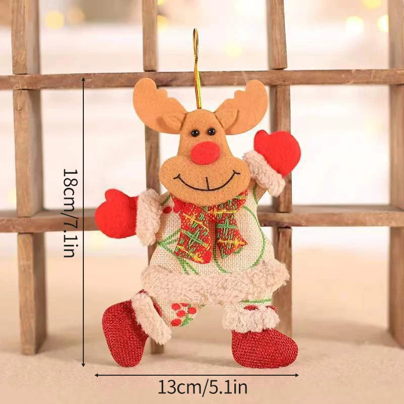 Christmas Decorations Christmas Tree Accessories New Year Kawaii Hanging Pendants Gift Sock Pendant for Navidad Decor
