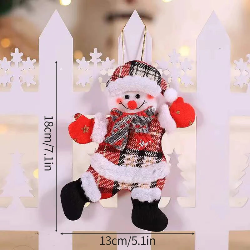 Christmas Decorations Christmas Tree Accessories New Year Kawaii Hanging Pendants Gift Sock Pendant for Navidad Decor