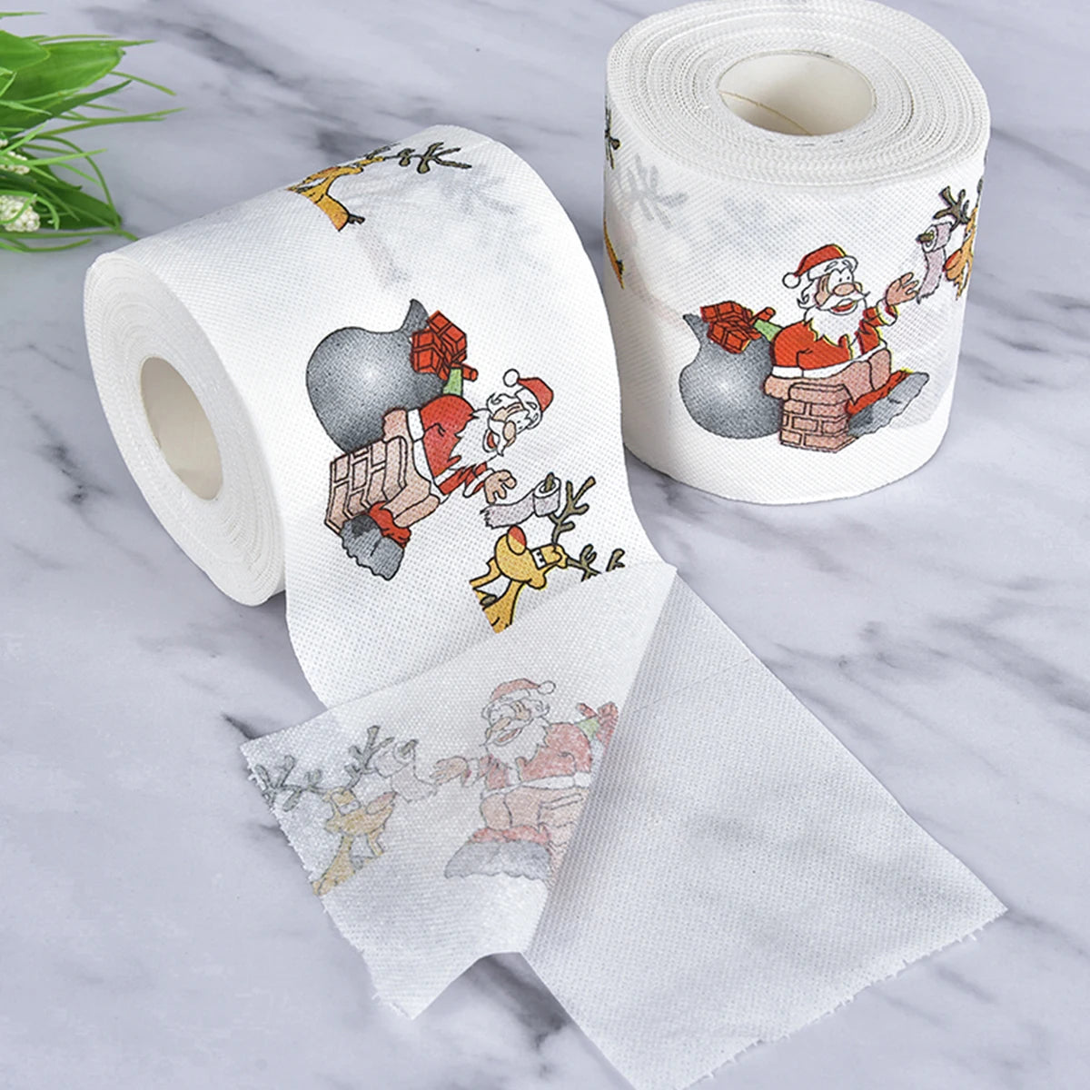 Christmas Santa Claus Bath Toilet Roll Paper Merry Christmas Decoration for Home 2025 Xmas Ornaments Navidad Natal New Year 2026