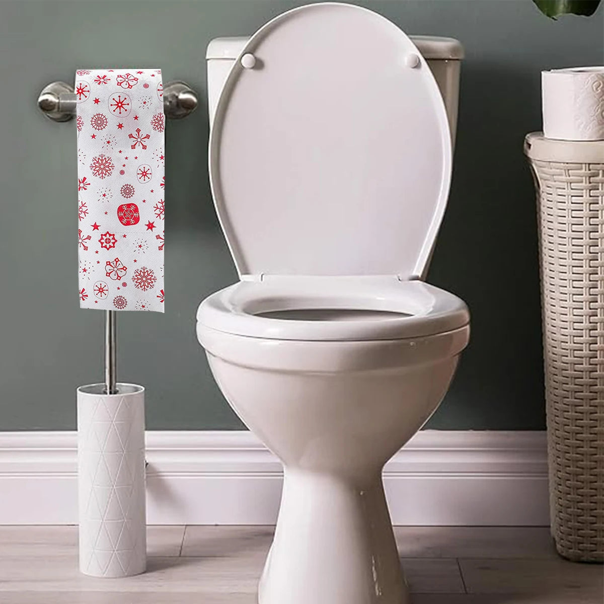 Christmas Santa Claus Bath Toilet Roll Paper Merry Christmas Decoration for Home 2025 Xmas Ornaments Navidad Natal New Year 2026