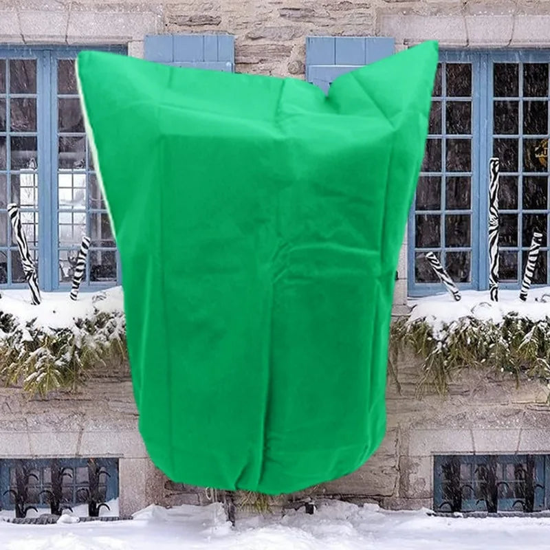 Winter Plant Cover with Drawstring Zip Multi-size Tree Cold Protection Bag Shrub Frost Protecting Bag Plant Against Cold Covers