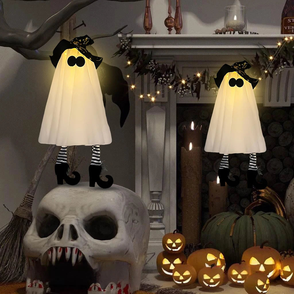 Halloween decoration LED Light Up Witch Ghost for Party Home Indoor Outdoor Yard halloween Decor Scary Hanging Ornaments Gift