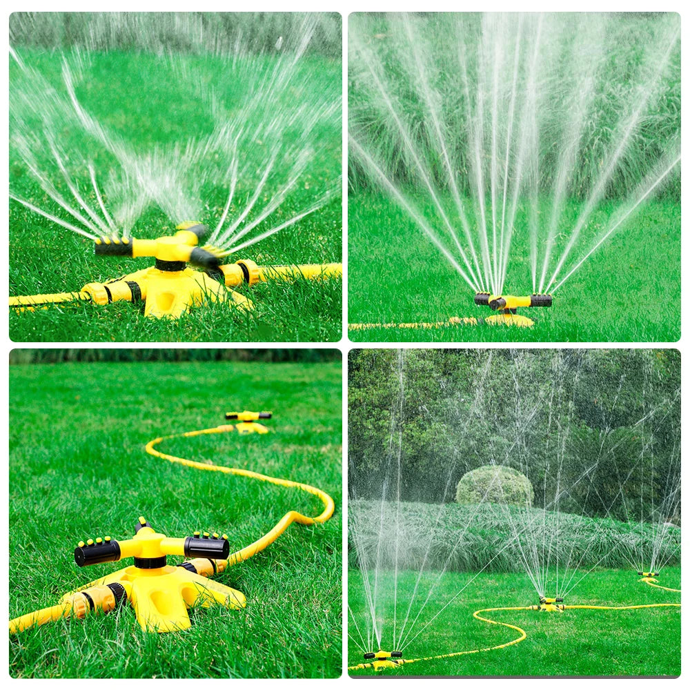 360 Degree Rotating Garden Sprinkler Automatic Lawn Water Sprayer Irrigation System for Yard Coverage Outdoor Plant Care