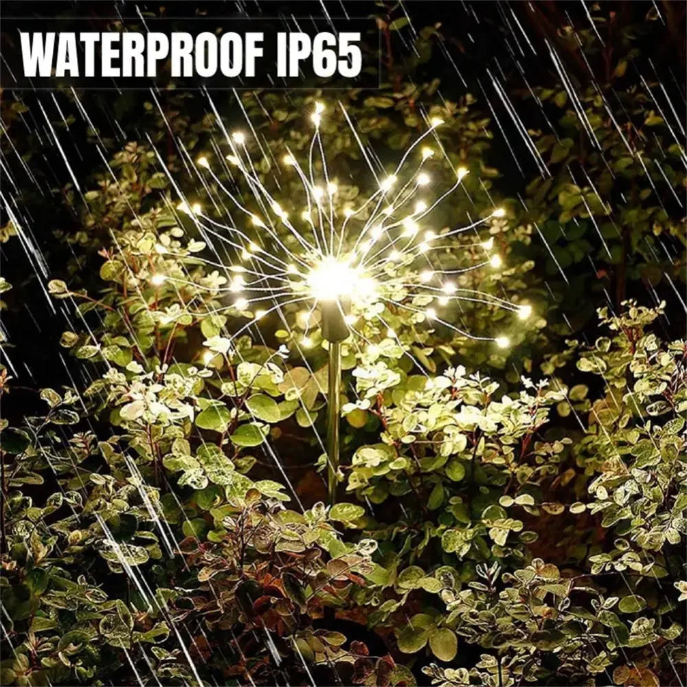 Solar Fireworks Light 90/150 LED Waterproof Garden 8 Modes Fairy String Lamp Christmas Solar Light For Outdoor Holiday Decor