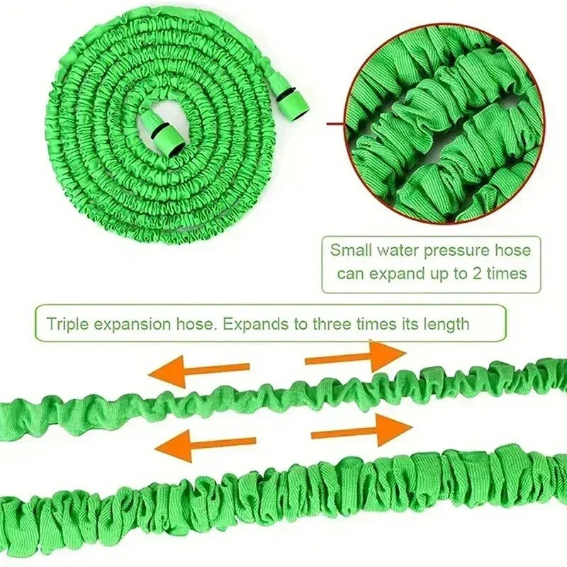 Hose 5m 7.5m 10m 15M Expandable Magic Water  Pipes - Garden Hose with 7 Water Spraying Functions&Water Gun for Home&Car Washing