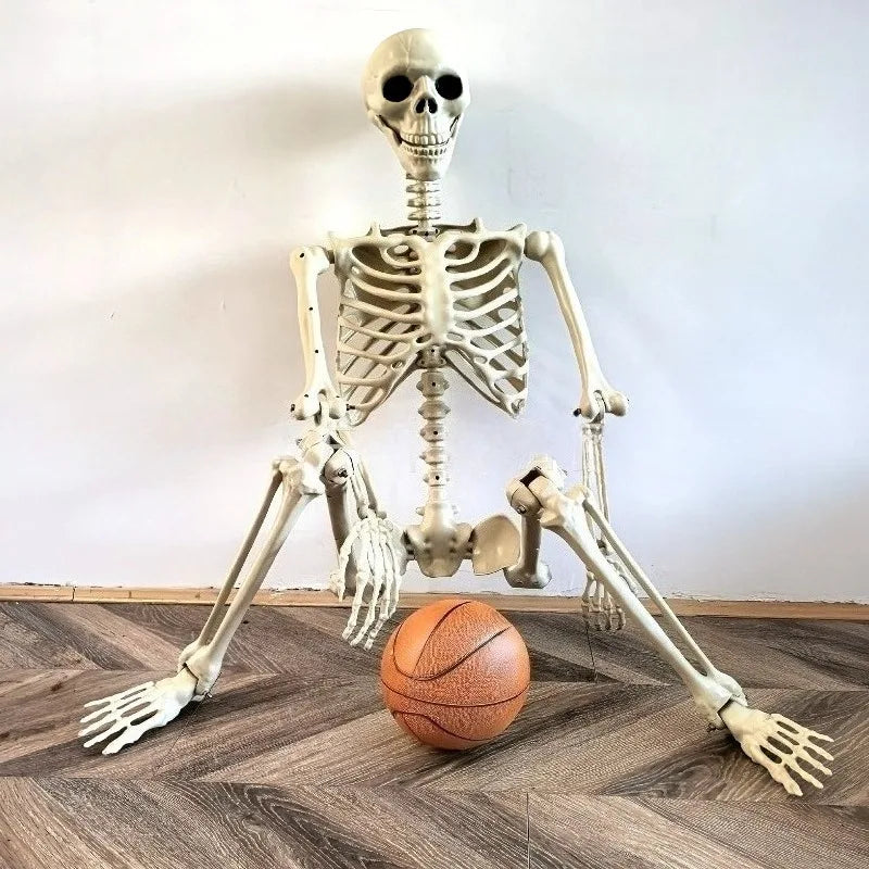 Simulation Skeleton Halloween Decoration 40/60/90/170cm Giant Skeleton Horror Decoration Home Halloween Party Skeleton Ornaments
