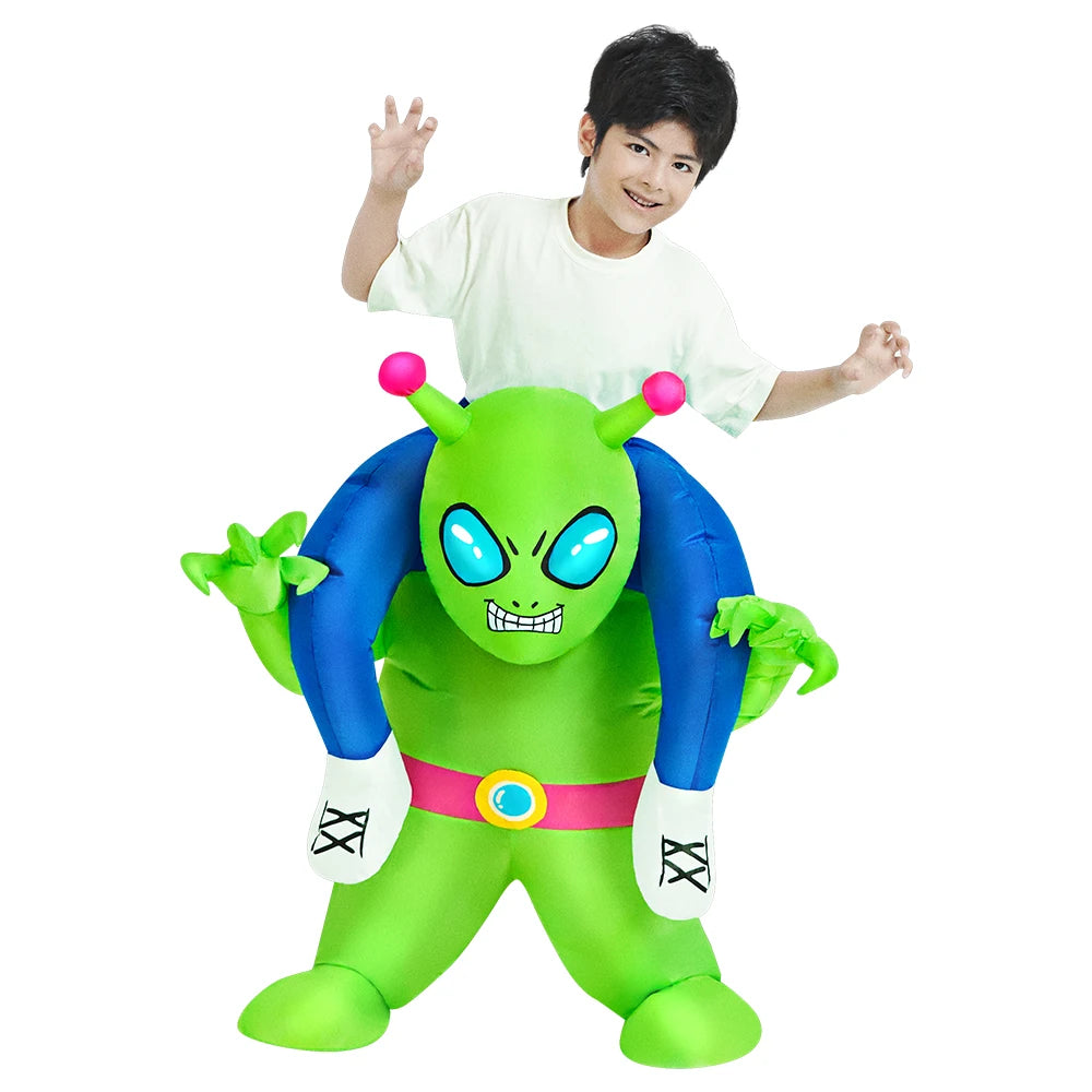 Kids Child Dinosaur Inflatable Costume Anime Purim Halloween Christmas Party Cosplay Costumes Dress Suits for Boys Girls