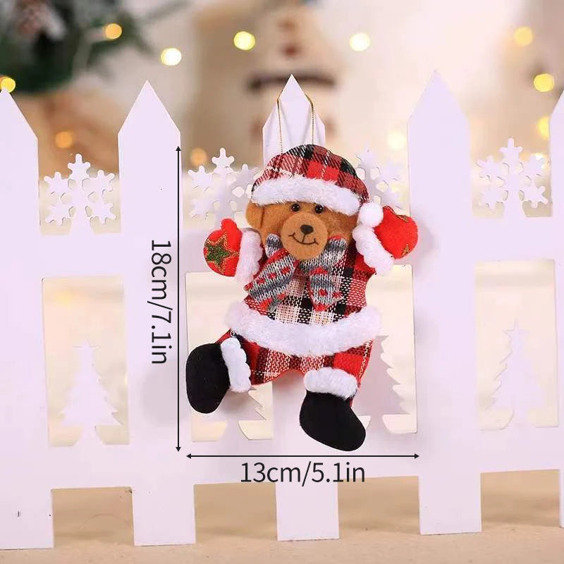 Christmas Decorations Christmas Tree Accessories New Year Kawaii Hanging Pendants Gift Sock Pendant for Navidad Decor