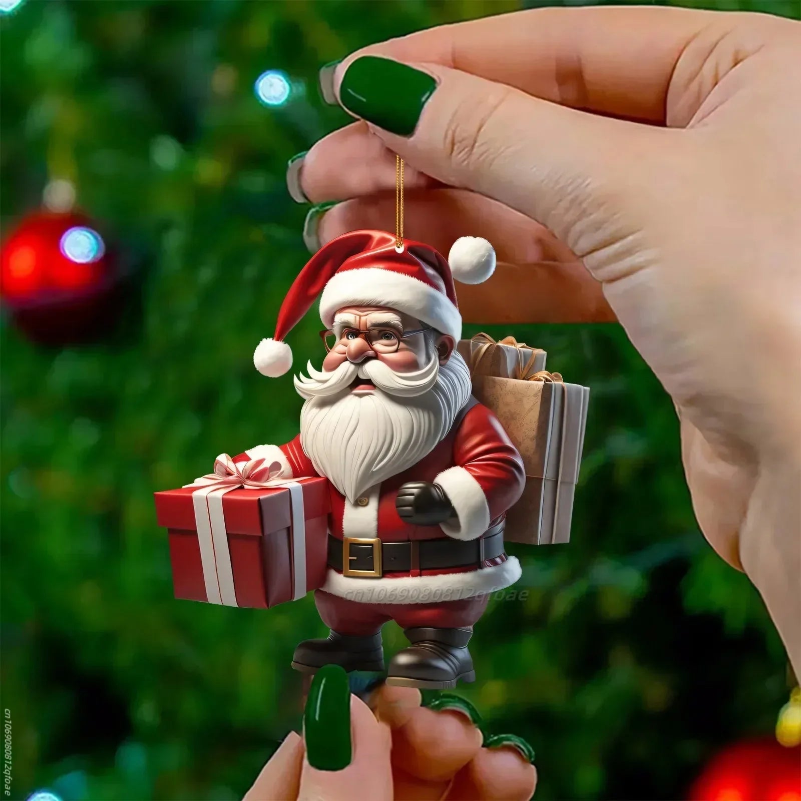 Christmas Santa Claus Snowmen Pendant Christmas Tree Hanging Oranment New Year 2025 Gift Xmas Tree Decoration for Home Decor