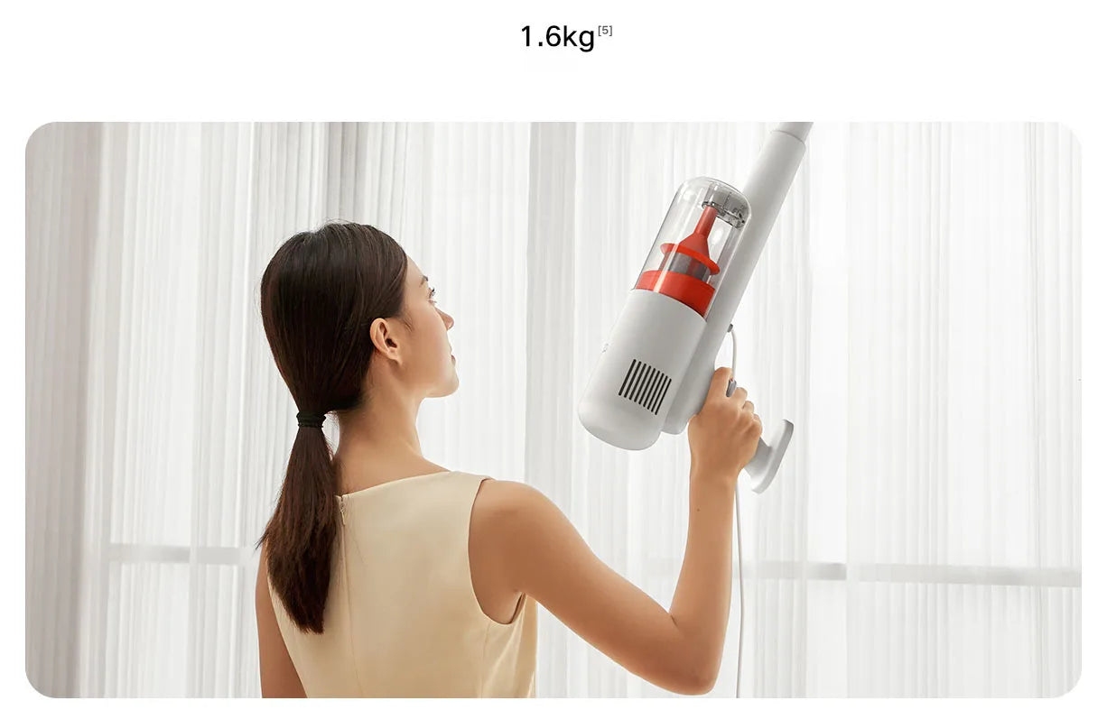 Vacuum Cleaner 2  For Home Sweeping Cleaning 16kPa Strong Cyclone Suction 0.5L Dust Cup Handheld Vacuum Cleaners
