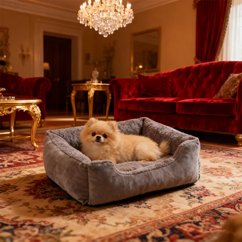 Cat nest in winter warm deep sleep in winter pet small dog dog kennel four seasons universal cat supplies sleeping pad