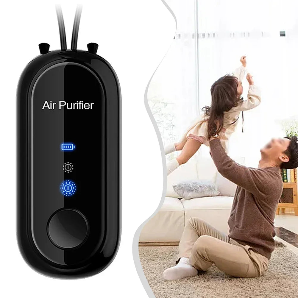 Portable Negative Ion Mini Air Purifier Fresher Hanging Negative Ions Purify Air Machine 780mAh Convenient Purify Air Anywhere