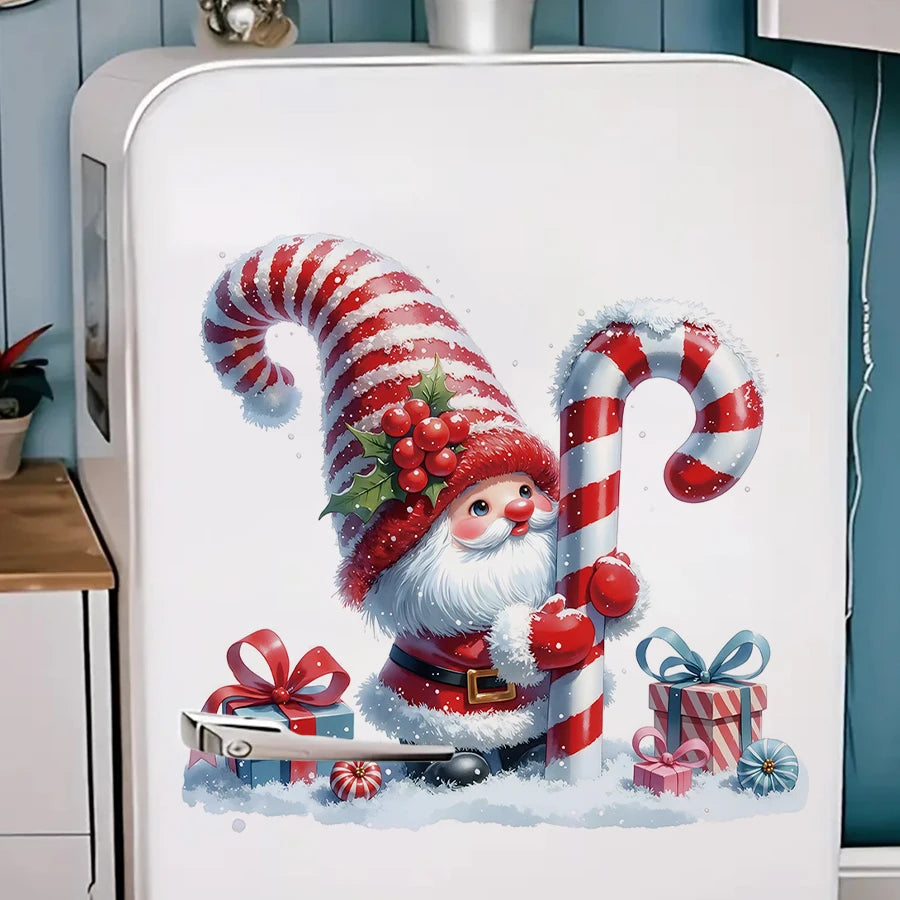 1pc Cartoon Christmas Toilet Stickers Removable PVC Bathroom Decoration For Bedrooms Living Rooms Bathrooms Toilet Lid Decals