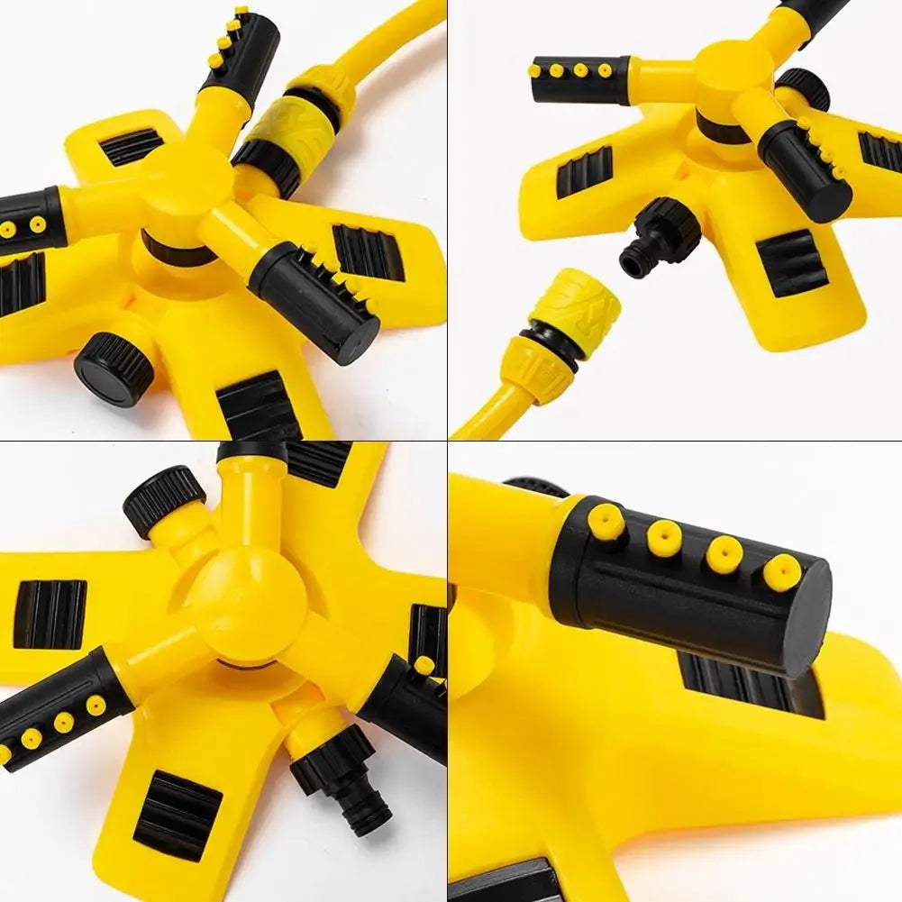 360 Degree Rotating Garden Sprinkler Automatic Lawn Water Sprayer Irrigation System for Yard Coverage Outdoor Plant Care