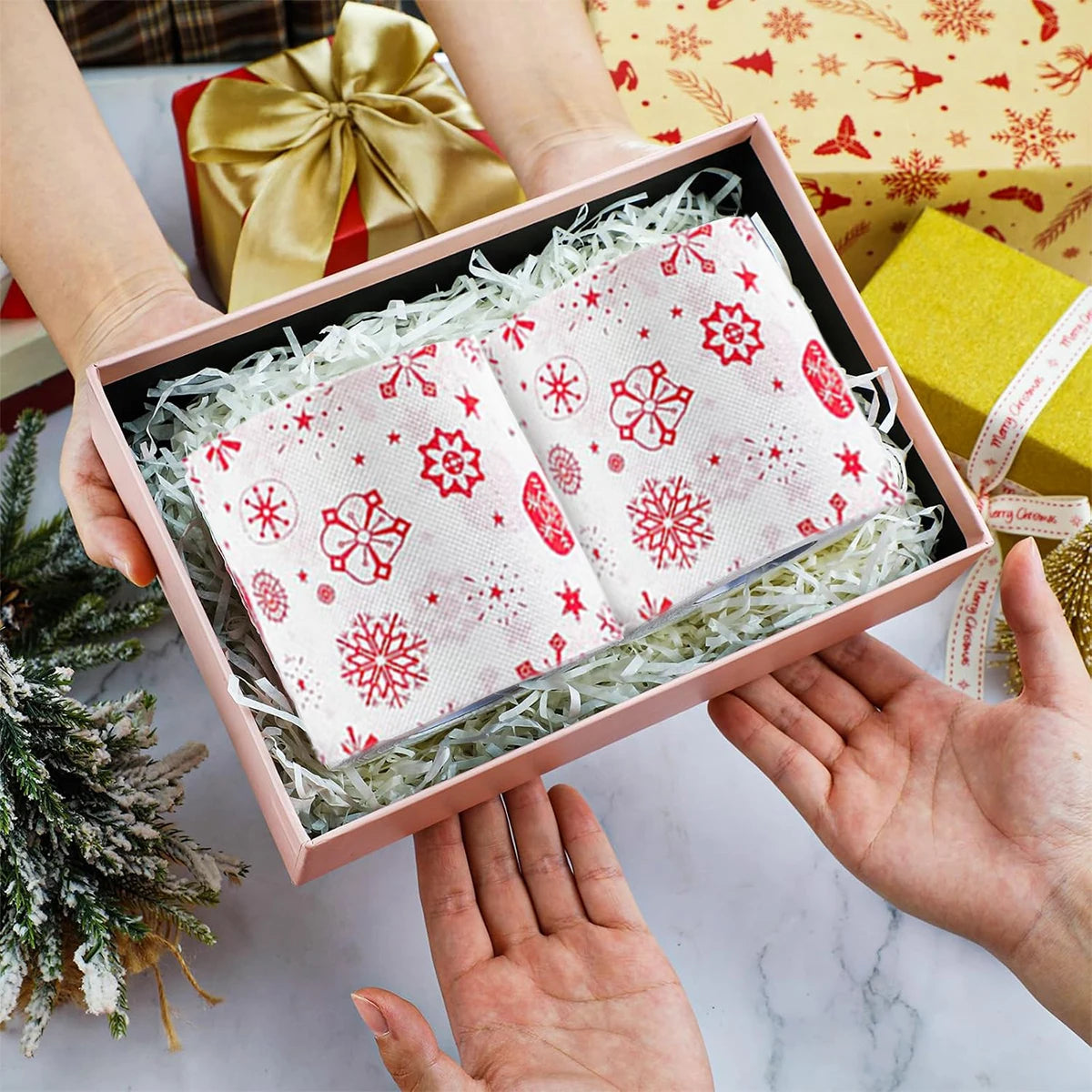 Christmas Santa Claus Bath Toilet Roll Paper Merry Christmas Decoration for Home 2025 Xmas Ornaments Navidad Natal New Year 2026