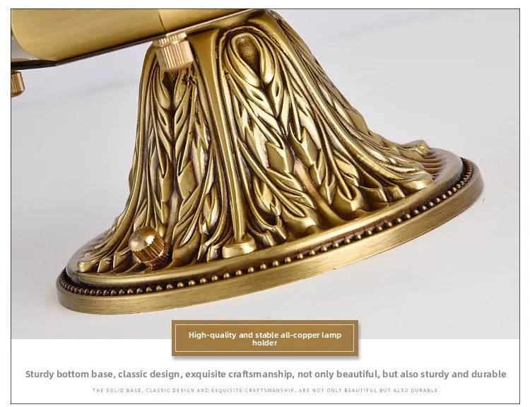 European Style Outdoor Waterproof Lawn Brass Lighting Retro Garden Villa Wall Light Engineering Landscape Courtyard E27 Fixture