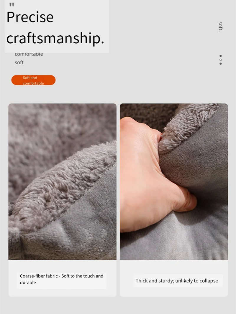 Cat nest in winter warm deep sleep in winter pet small dog dog kennel four seasons universal cat supplies sleeping pad