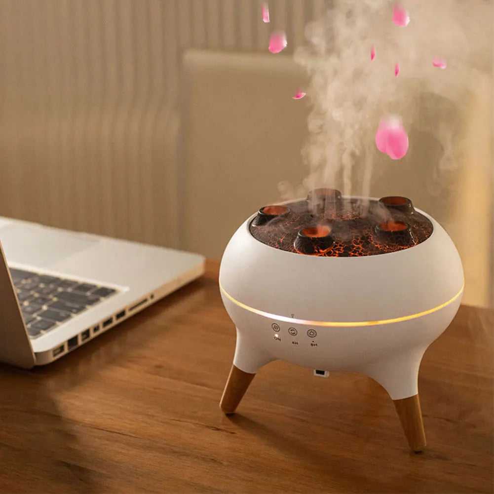 New Dynamic Jellyfish Air Humidifier 250ml Essential Oil Diffuser Remote Control Bedroom Humidifier With 7 Colorful Night Lights