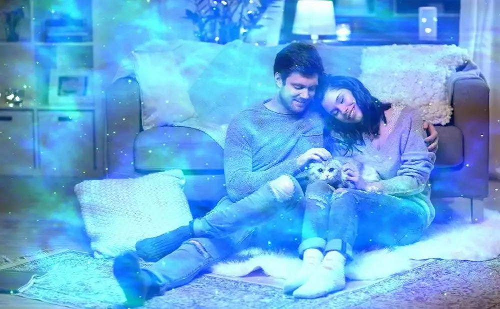 Astronaut Starry Sky Projection Light Full of Stars Ambient Light Spaceman Laser Nebula Water Ripple Bedroom Projection Light