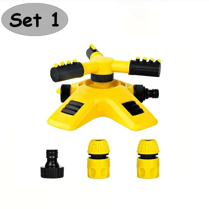 360 Degree Rotating Garden Sprinkler Automatic Lawn Water Sprayer Irrigation System for Yard Coverage Outdoor Plant Care