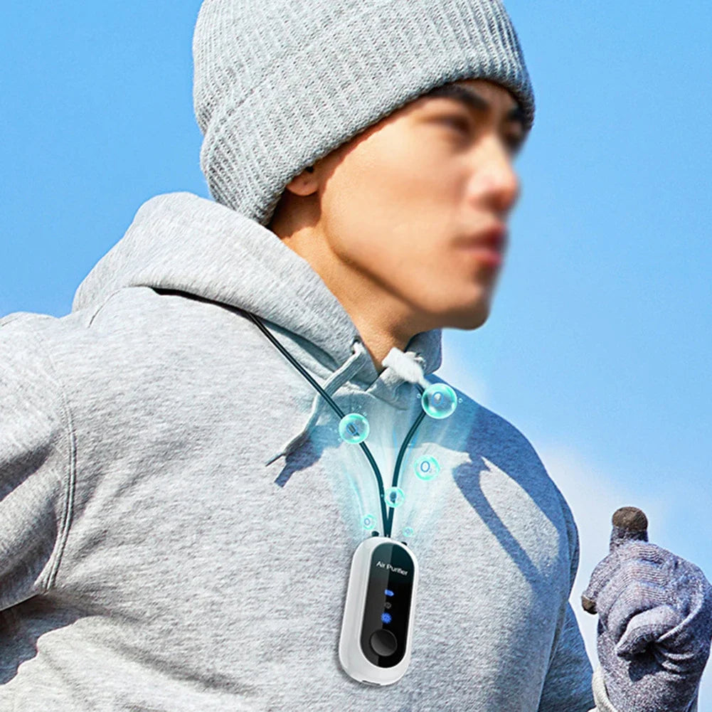 Portable Negative Ion Mini Air Purifier Fresher Hanging Negative Ions Purify Air Machine 780mAh Convenient Purify Air Anywhere