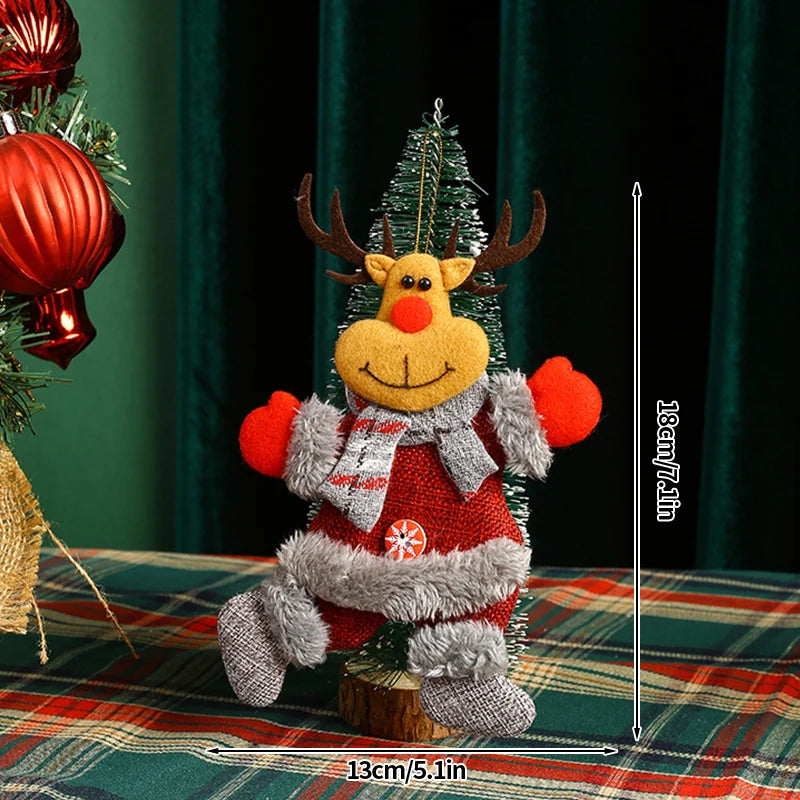 Christmas Decorations Christmas Tree Accessories New Year Kawaii Hanging Pendants Gift Sock Pendant for Navidad Decor