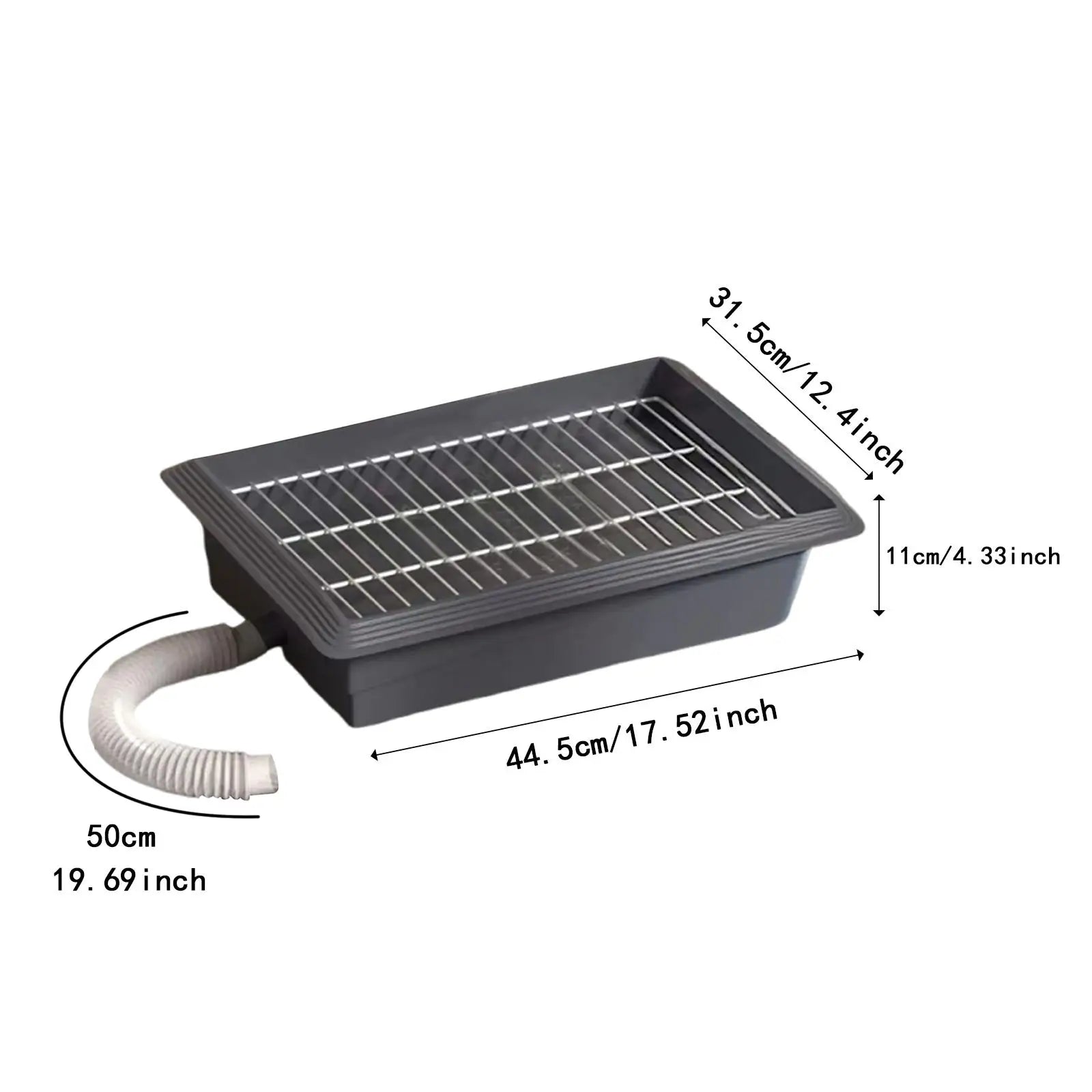 Dog Toilet Portable Pet Supplies Sturdy Bedpan Detachable Trainer Corner with Water Tube Dog Potty Pan for Small and Medium Dogs