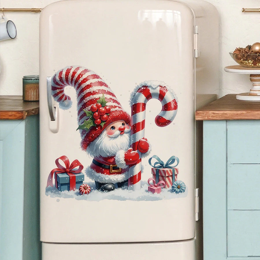 1pc Cartoon Christmas Toilet Stickers Removable PVC Bathroom Decoration For Bedrooms Living Rooms Bathrooms Toilet Lid Decals