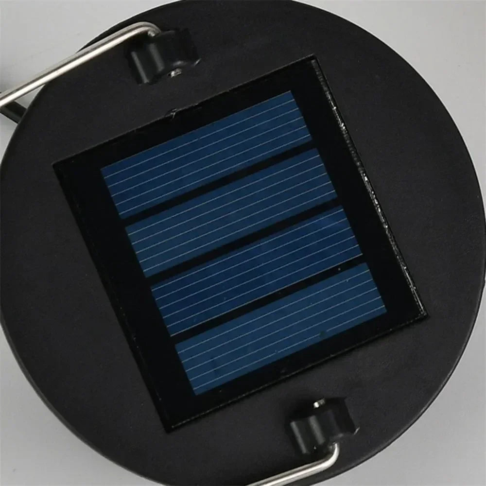 Outdoor Water Drop Shaped Solar Projection Light Waterproof Hollowed-out for Garden Patio Stair Fence Street Landscape Balcony