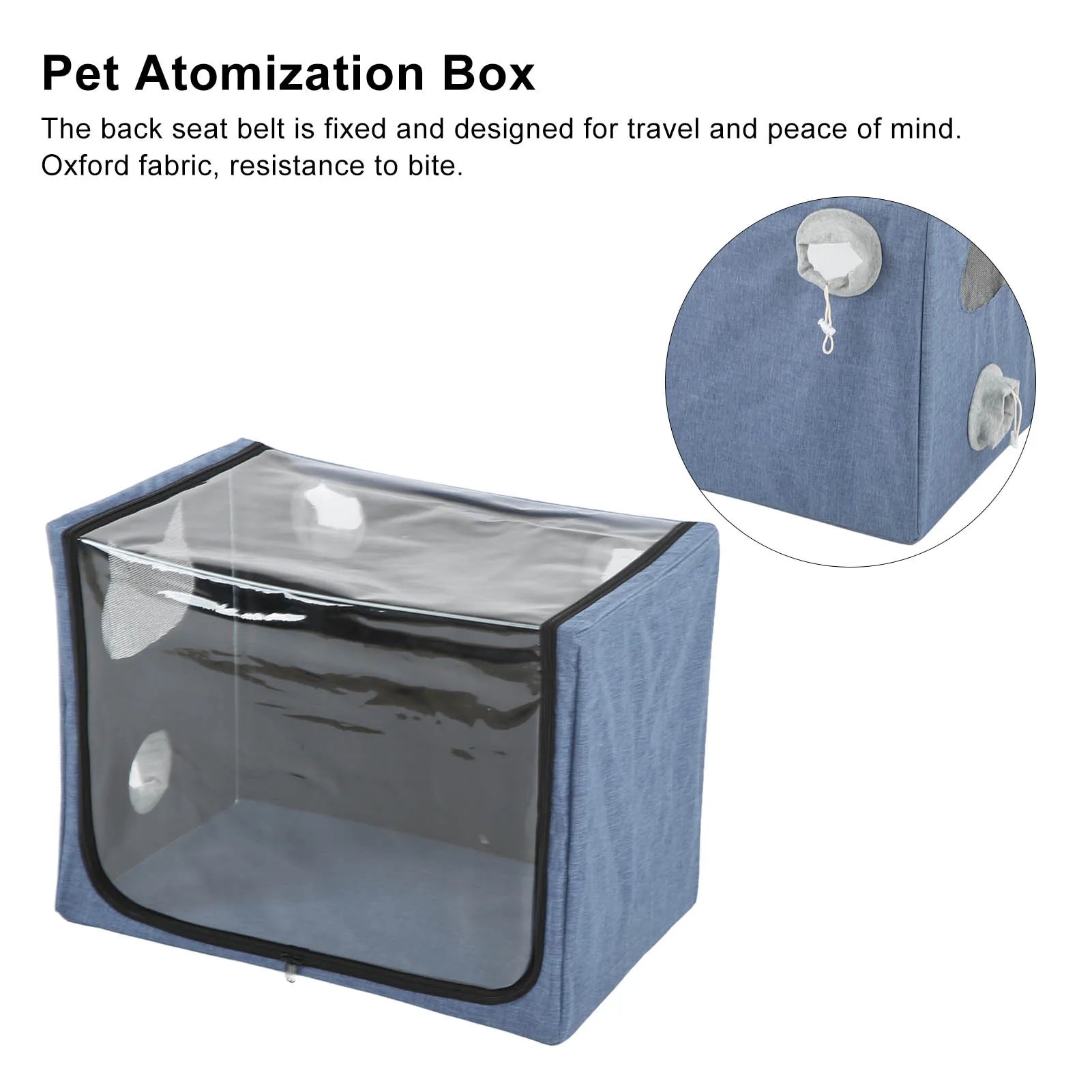 Pet Atomization Bag Pet Atomization Tent Pet Atomization Box Oxford Cloth Portable Pet Atomization Grooming Box for Cat Dog Pets