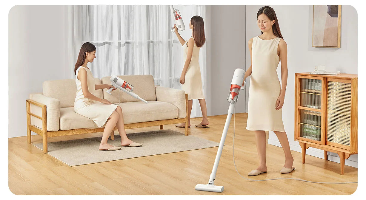 Vacuum Cleaner 2  For Home Sweeping Cleaning 16kPa Strong Cyclone Suction 0.5L Dust Cup Handheld Vacuum Cleaners
