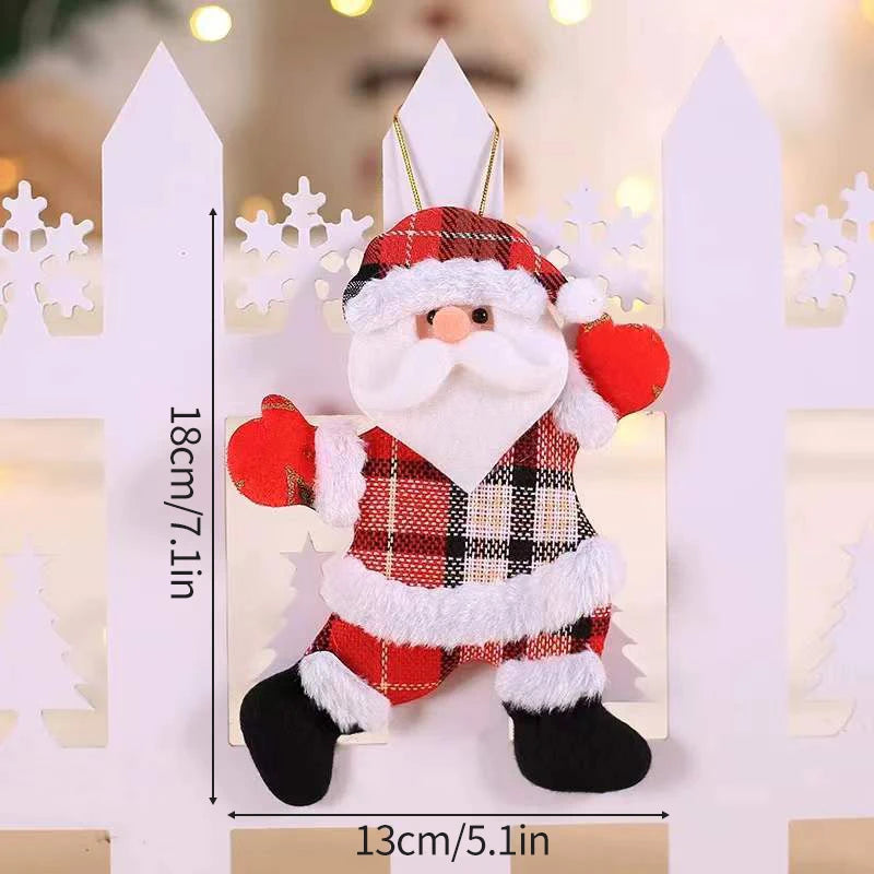 Christmas Decorations Christmas Tree Accessories New Year Kawaii Hanging Pendants Gift Sock Pendant for Navidad Decor