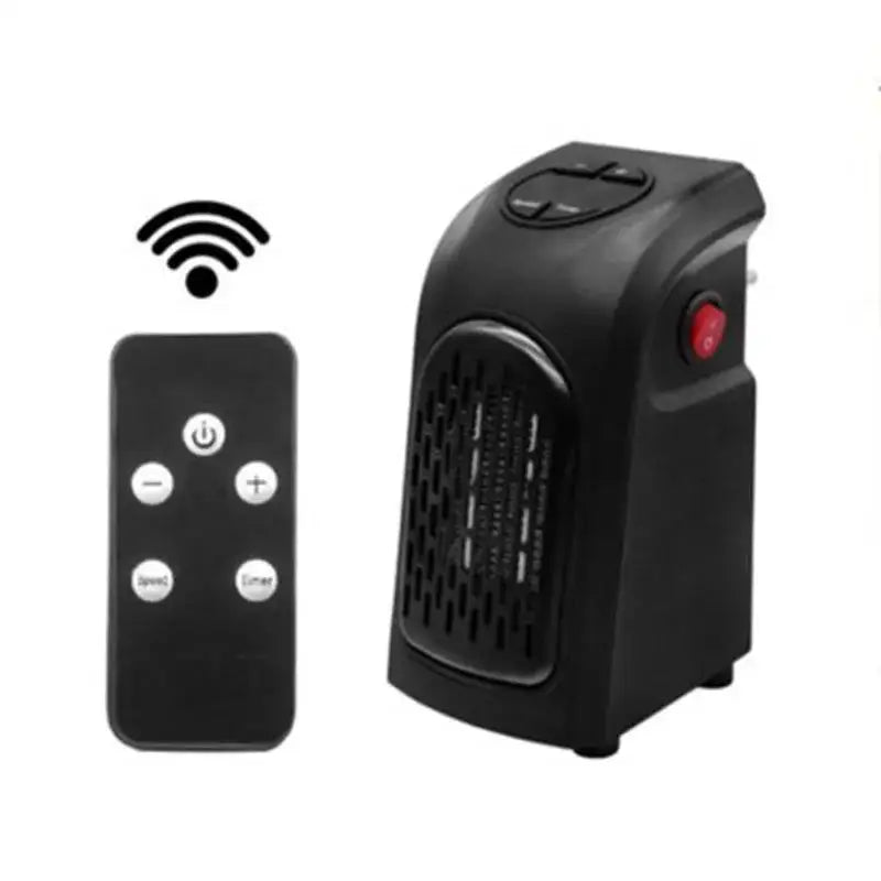 Portable Electric Heater, Plug-In Wall Heater for Rooms, Mini Radiator Fan Warmer, Compact Home Heating Appliance