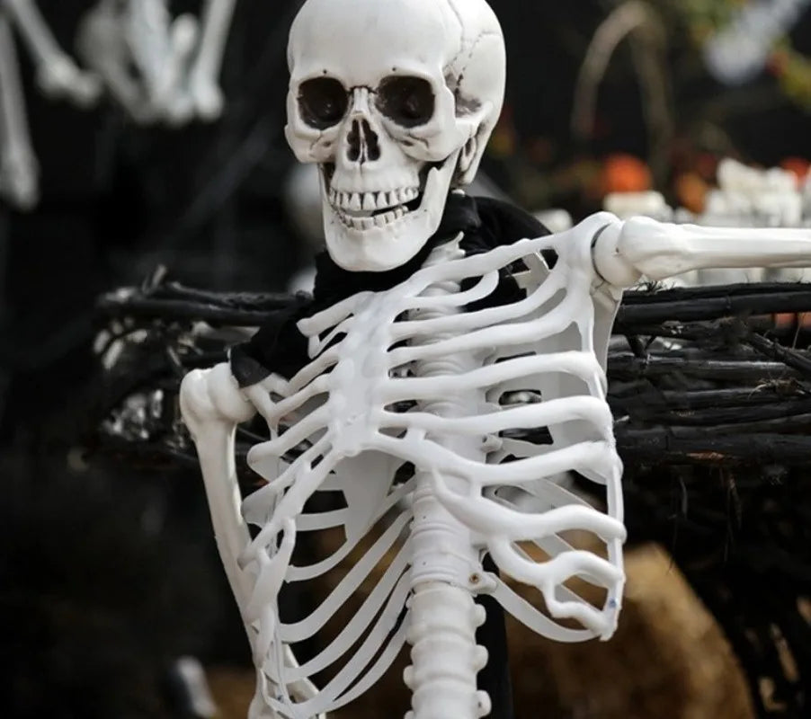 Simulation Skeleton Halloween Decoration 40/60/90/170cm Giant Skeleton Horror Decoration Home Halloween Party Skeleton Ornaments