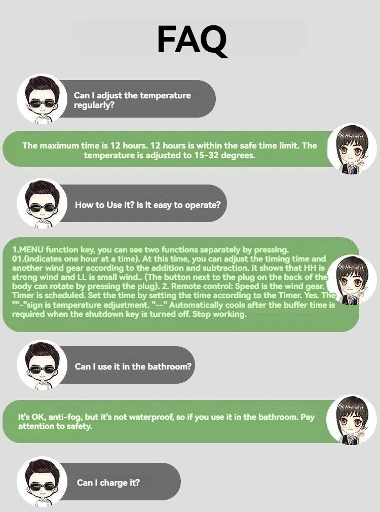 Portable Electric Heater, Plug-In Wall Heater for Rooms, Mini Radiator Fan Warmer, Compact Home Heating Appliance