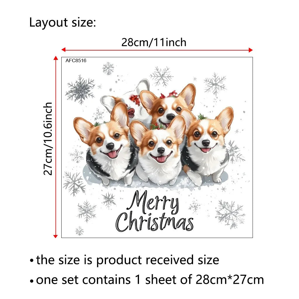 Cartoon Christmas Toilet Stickers Xmas Tree Snowman Santa Claus Stickers Merry Christmas Decor Noel Happy New Year 2026