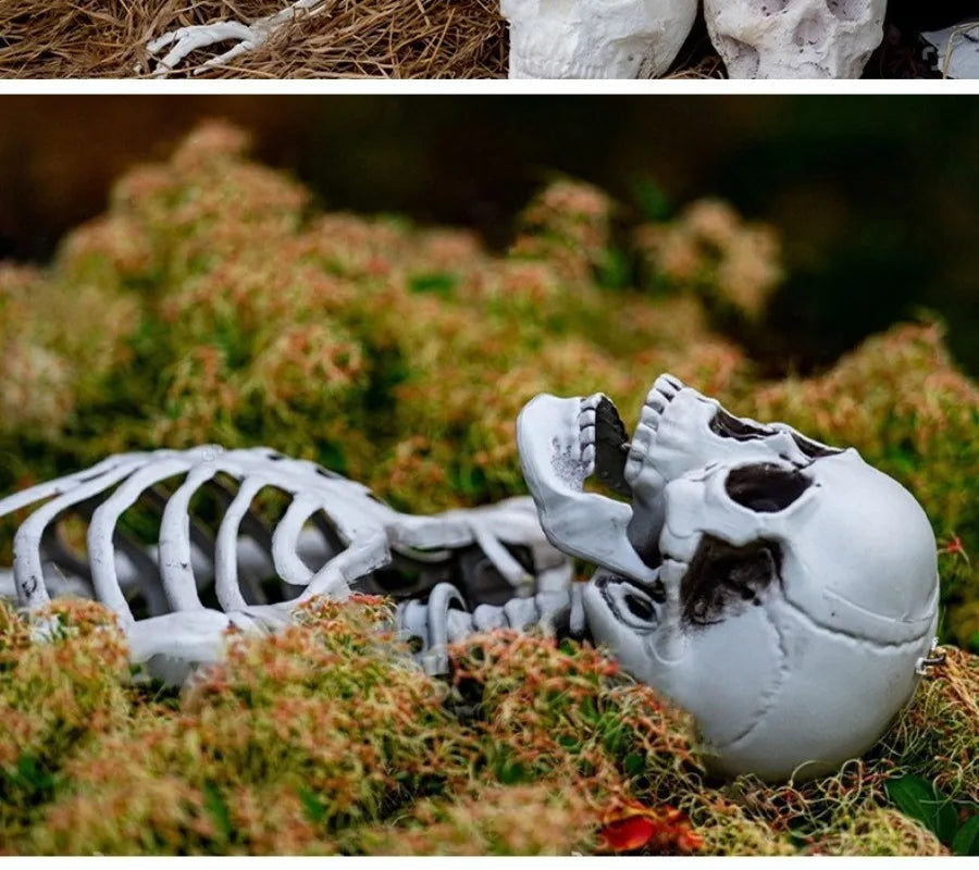 Simulation Skeleton Halloween Decoration 40/60/90/170cm Giant Skeleton Horror Decoration Home Halloween Party Skeleton Ornaments