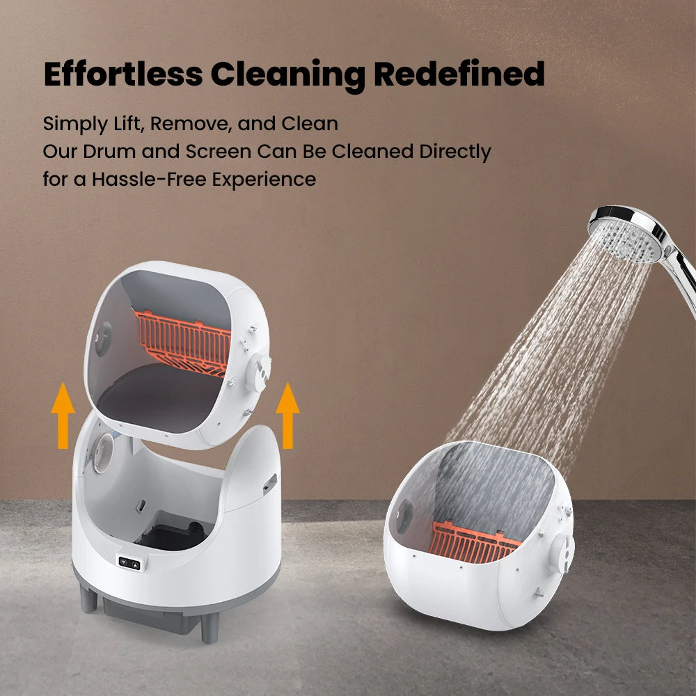 Smart Cat Litter Box, Self-Cleaning with Tuya App Control, 8L Large Capacity, Infrared Sensor Safety, Leak-Proof Design