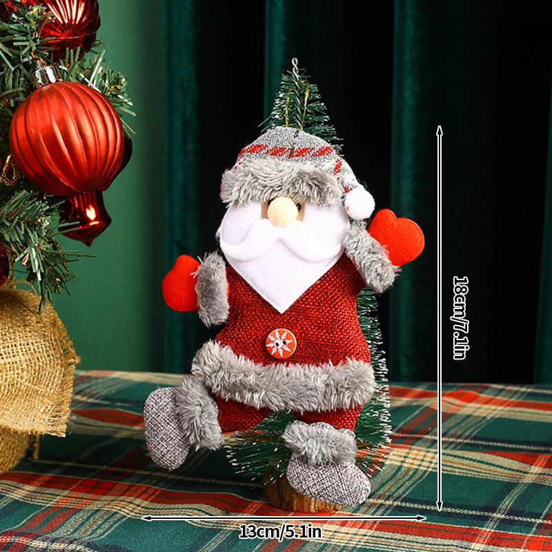 Christmas Decorations Christmas Tree Accessories New Year Kawaii Hanging Pendants Gift Sock Pendant for Navidad Decor