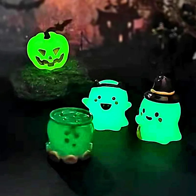Light Up Your Halloween! 6PCS Multi-Purpose Glow Ornaments for Parties, Home, and Car Decor
